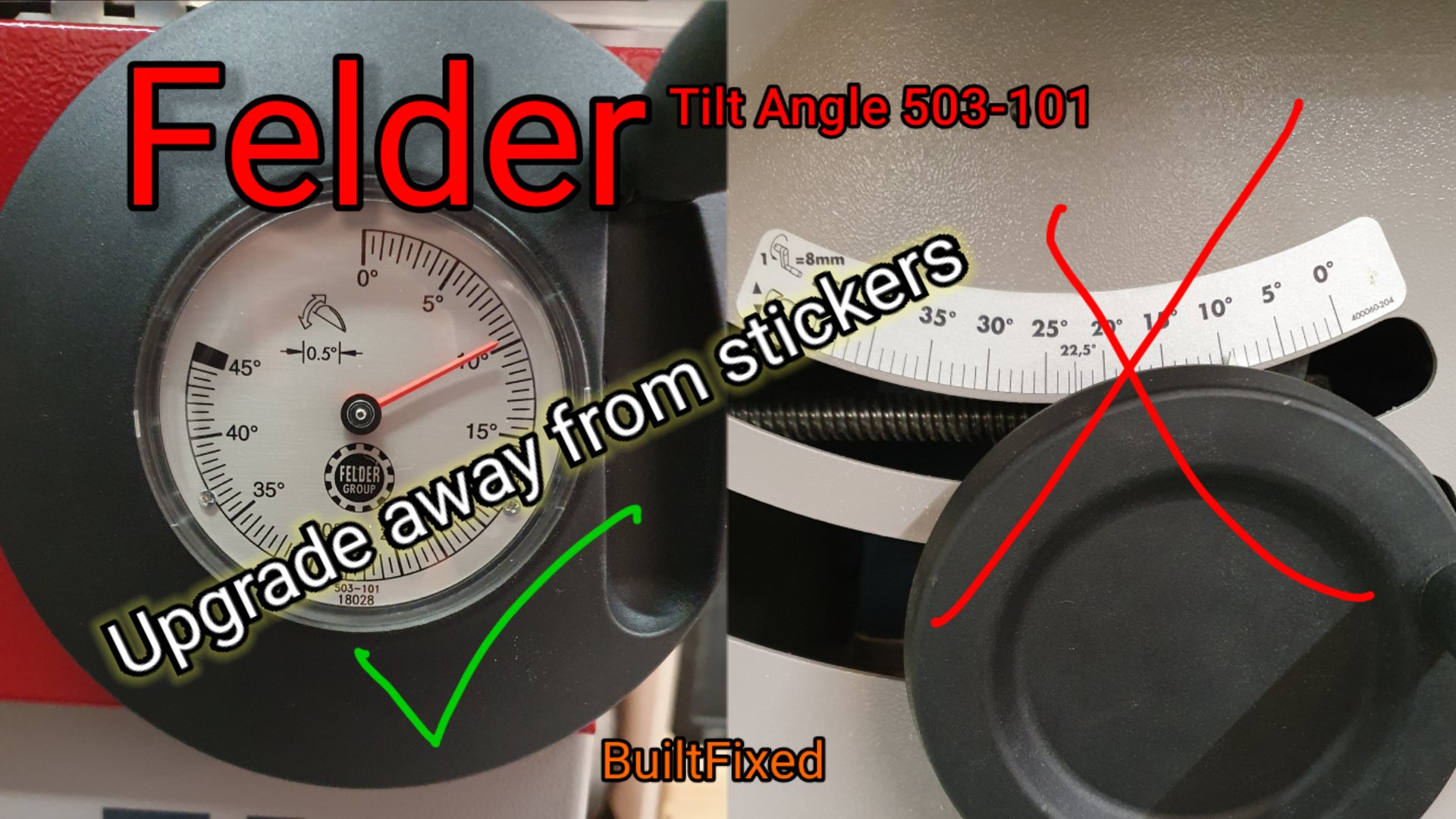 Felder Tilt Angle upgrade
