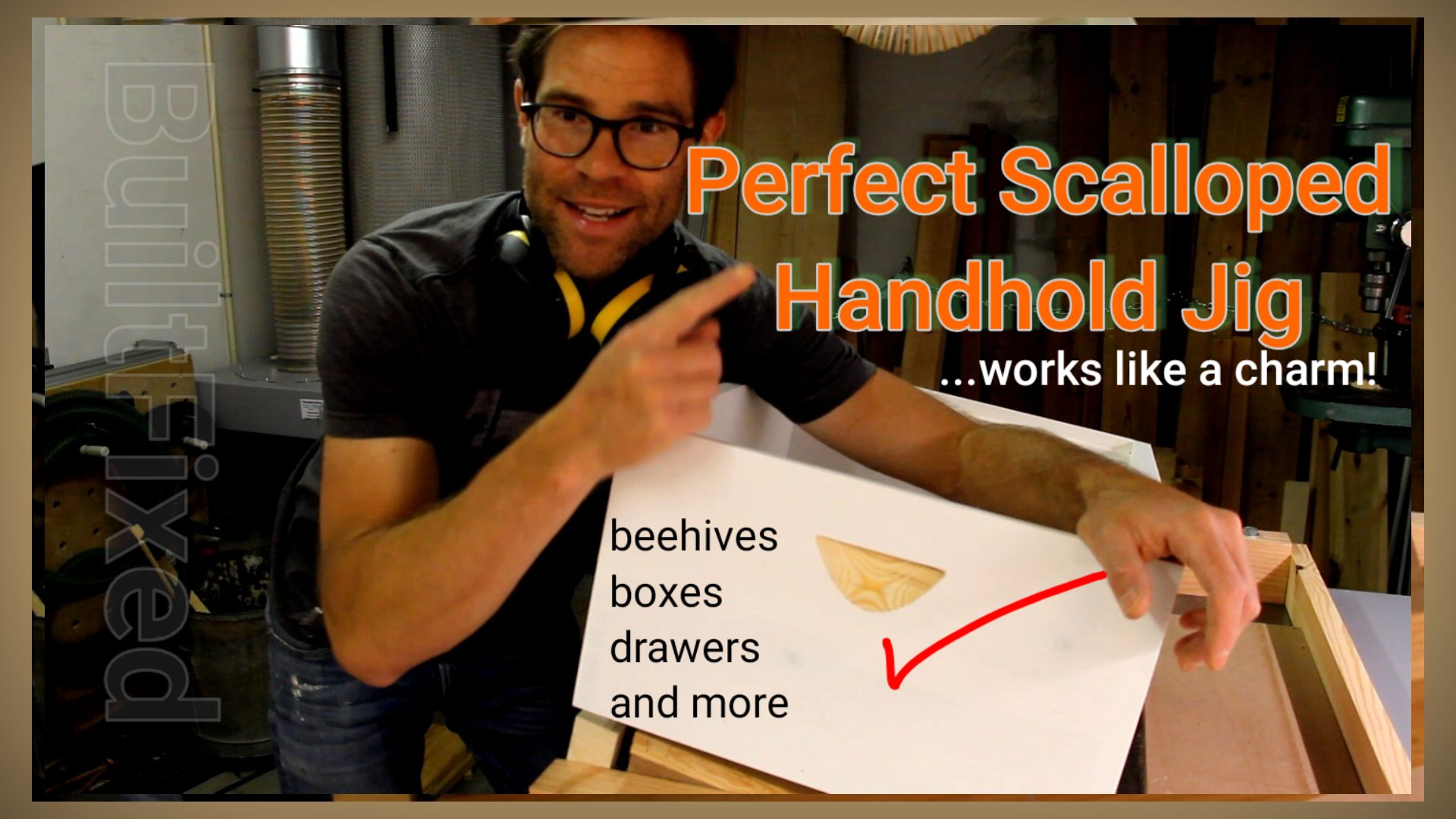 Scalloped handhold jig